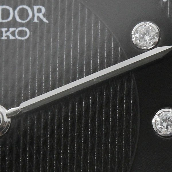 1 иен ~ SEIKO Credor 11P diamond черный циферблат 8J81-6B10 оправа K18WG SS кварц мужские наручные часы CREDOR Seiko 