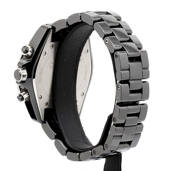 シャネル CHANEL クロノグラフ SS/ブラックセラミック ブラック文字盤 メンズ腕時計 自動巻き 41mm ステンレススチール 男性 ブランド 紳士_画像3