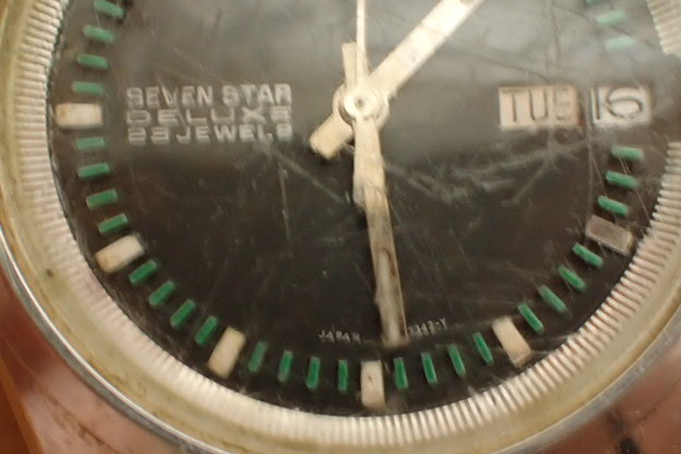19-64 シチズン セブンスターデラックス 23石 自動巻き腕時計 PARAWATER S.S GN-3.5 4-52024GY アンティーク レトロの画像4