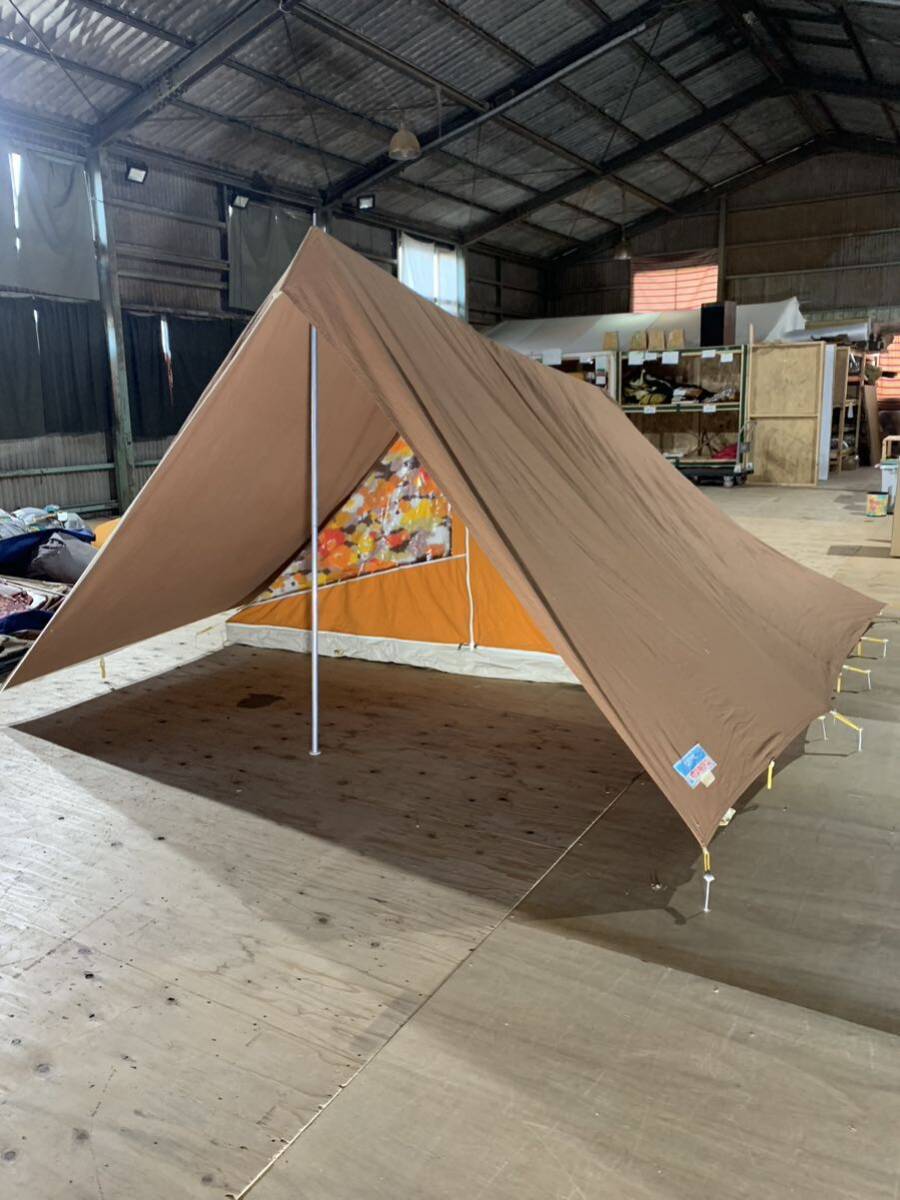 MARECHAL マルシャル フランス製 A型テント mesange シジュウカラ ヴィンテージ レトロ コットンテントの画像1