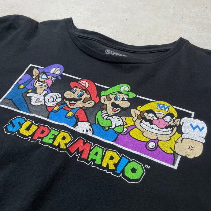 SUPER MARIO スーパーマリオ キャラクタープリントTシャツ NINTENDO 任天堂 ゲーム メンズ2XL_画像3