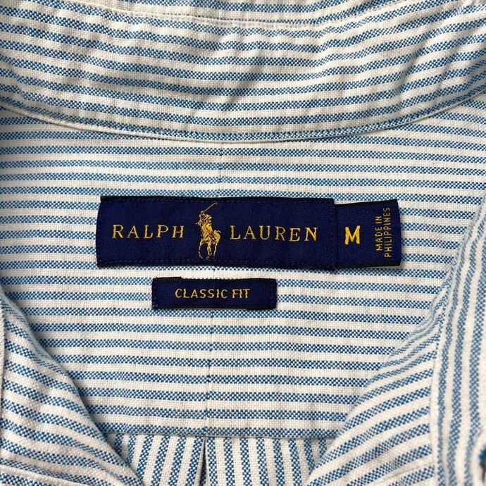 Ralph Lauren ラルフローレン CLASSIC FIT リネンシャツ メンズXL_画像5