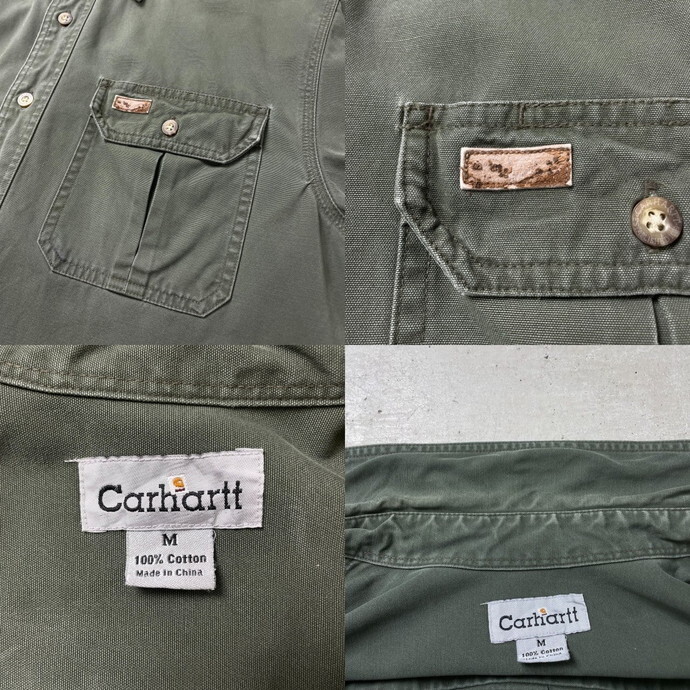 Carhartt カーハート 長袖 ワークシャツ メンズXL相当_画像4