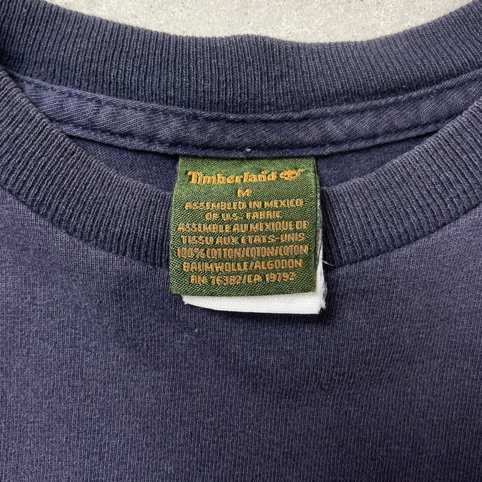 90年代 Timberland ティンバーランド ロゴプリント Tシャツ メンズM_画像8