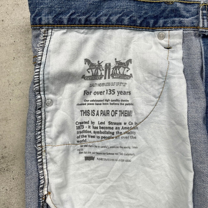 00年代 Levi's リーバイス 550 デニムショーツ ショートパンツ ハーフパンツ メンズW38_画像5