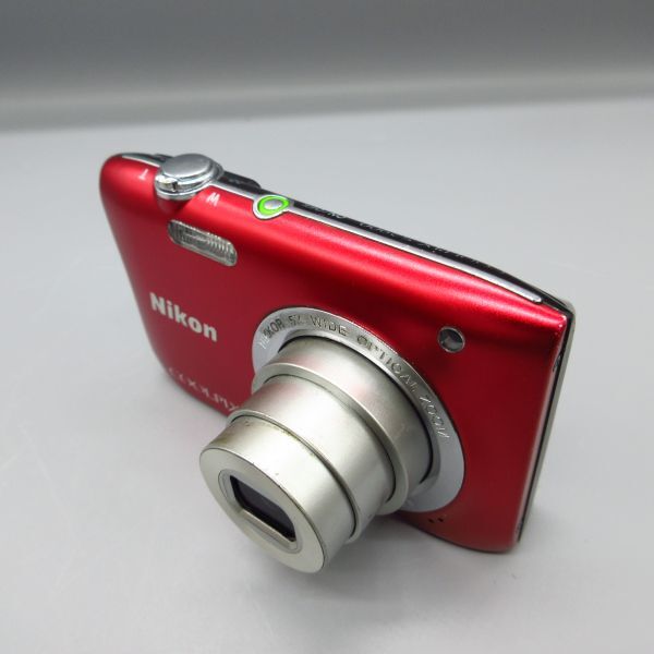 Nikon COOLPIX S2900 レッド デジタルカメラ + 充電ケーブル 404004_画像3