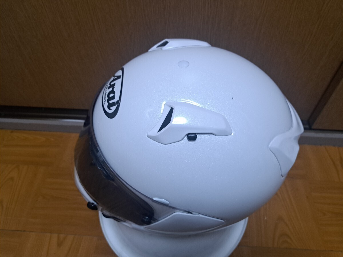 Arai XD 57-58cm 予備シールド付 ヘルメット フルフェイス スモーク アライ 57.58cmの画像6