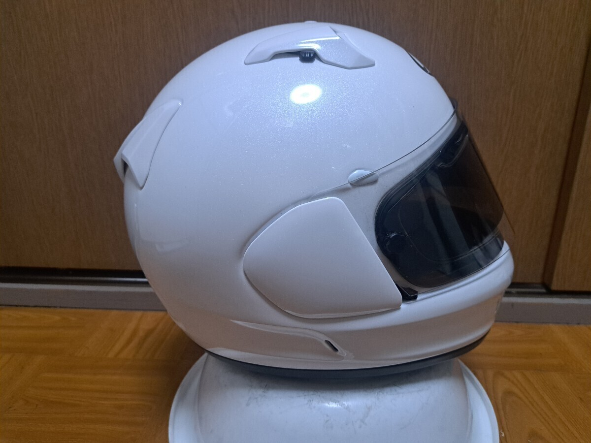 Arai XD 57-58cm 予備シールド付 ヘルメット フルフェイス スモーク アライ 57.58cm_画像3