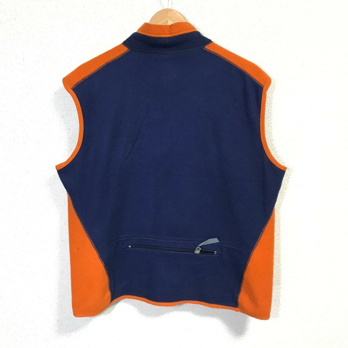 【美品】Patagonia パタゴニア ダウンベスト　メンズS ネイビーオレンジ 22214907103-99.jpg
