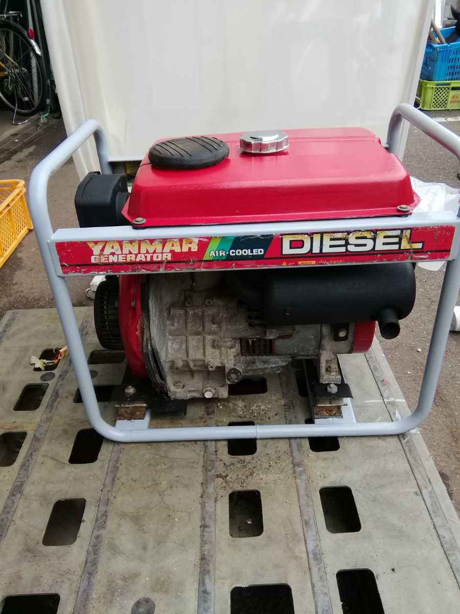 YU5081 YANMAR/ Yanmar дизель двигатель генератор AIR-COOLED YDG2006 L40 текущее состояние почта Fukutsu / прямой самовывоз 