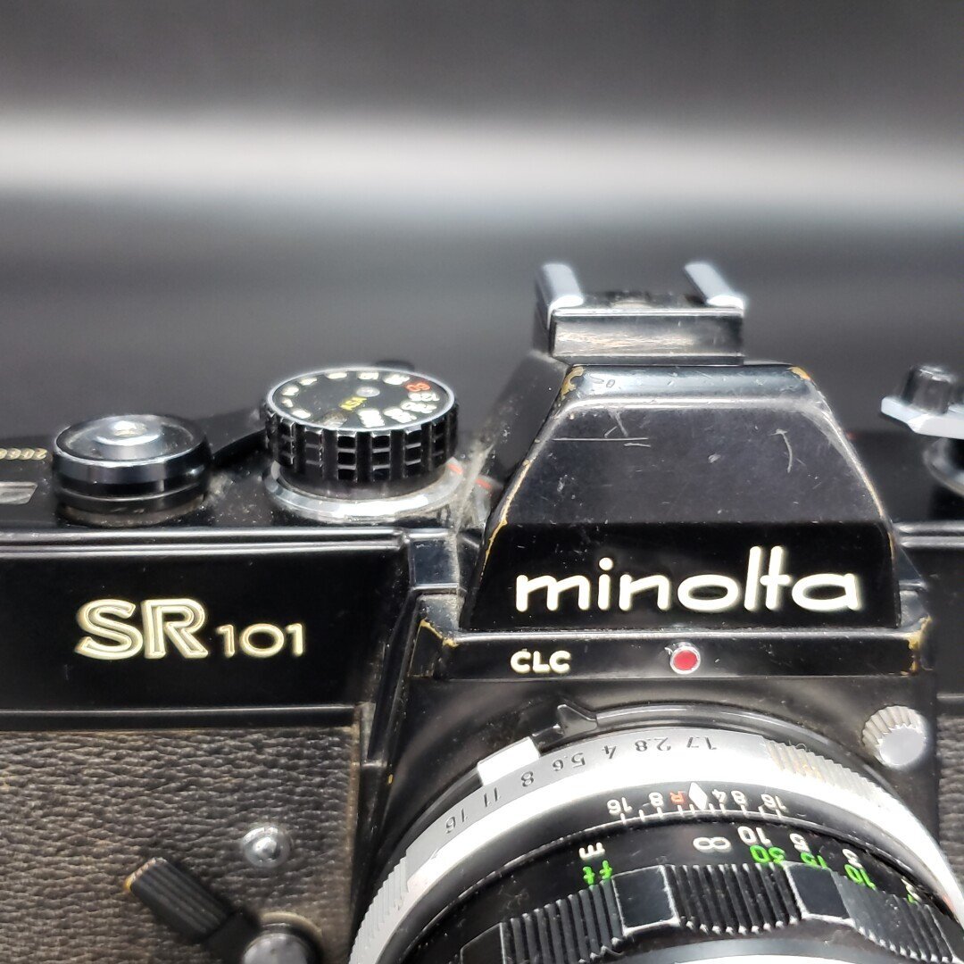 カメラ minolta SR101 フィルムカメラ 撮影 撮影機器 映像 レトロ 現状発送 ジャンク扱い 【60j55】_画像7