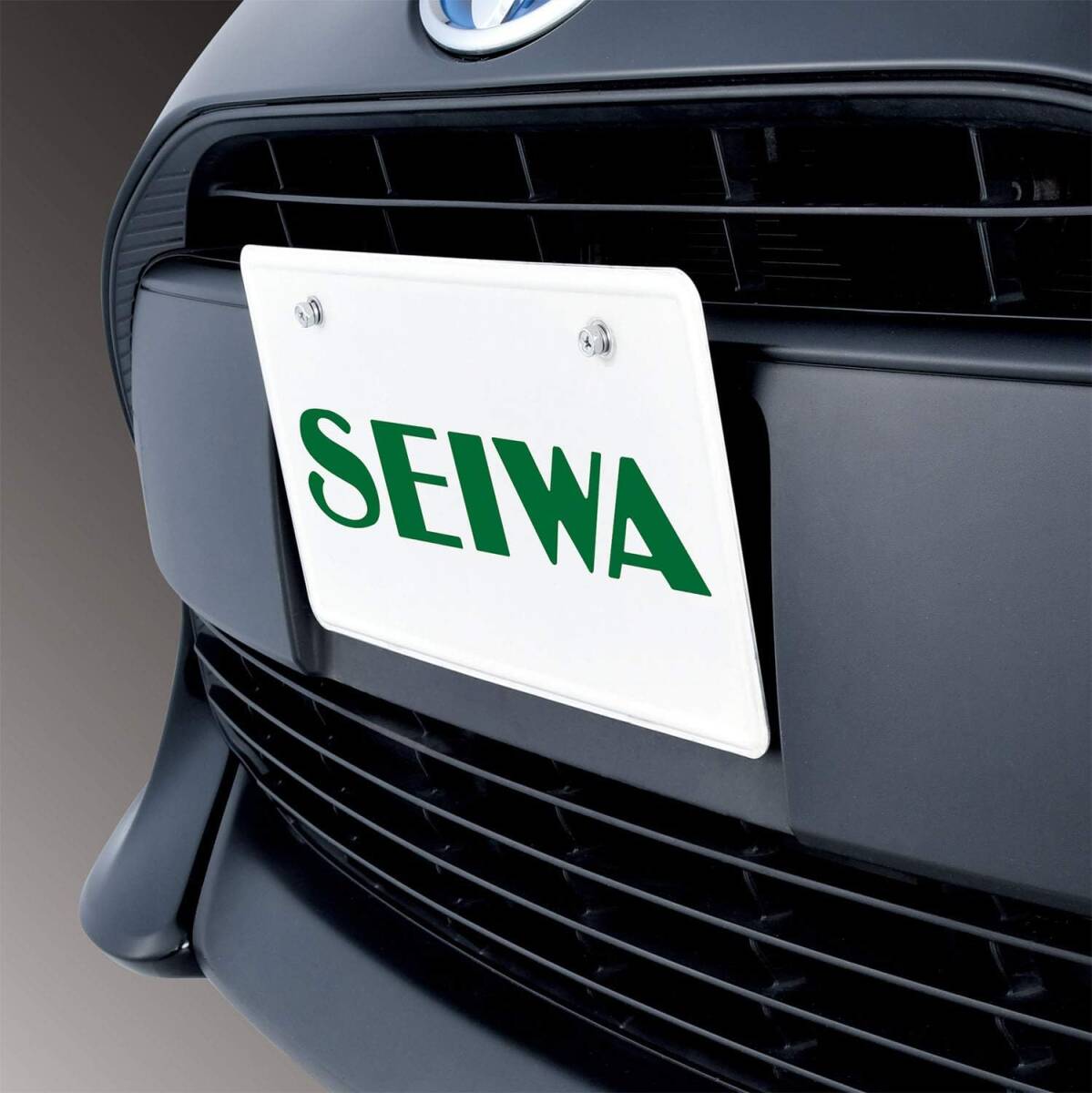 セイワ(SEIWA) 車外用品 ナンバープレートステー オフセットナンバーステー ブラック K421 アルミ素材 角度調節_画像2