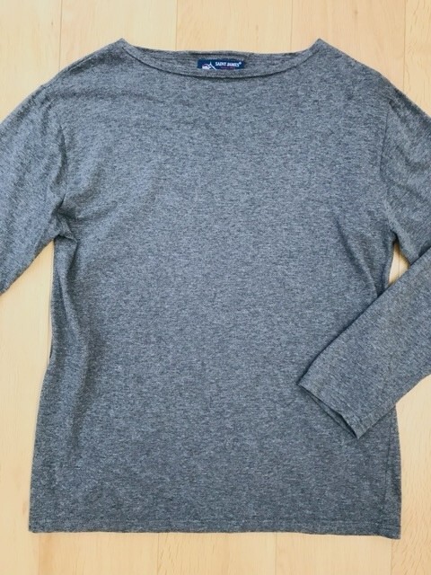 [ superior article ] St. James * crew neck cut and sewn * gray *M