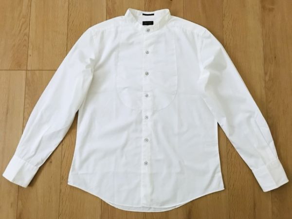 【良品】ポールスミス★ラウンド襟ドレスシャツ★白★XL_画像5