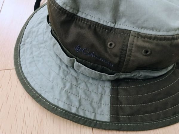 【良品】columbia コロンビア★帽子★カーキ系★S/Mの画像2