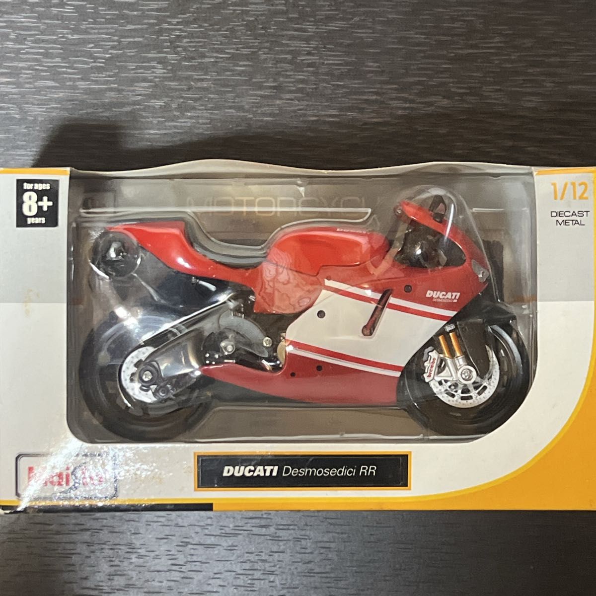 ミニカー　1/12 Ducati Desmosedici RR (レッド) 「ユーロ モーターサイクルシリーズ」