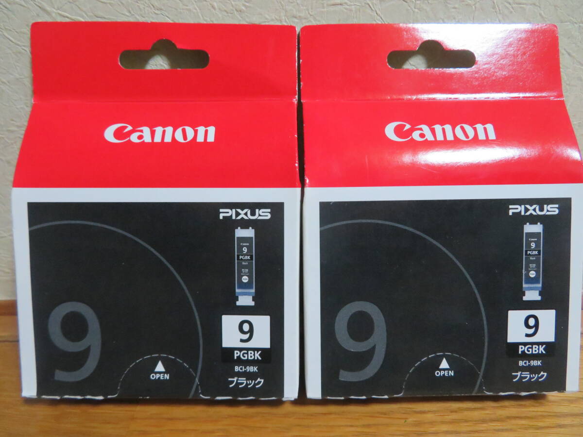 期限切れ 徳用 キヤノン Canon BCI-9BK [ブラック インクタンク] 純正品 2本セット  PIXUS MP970、PIXUS MP960、の画像1