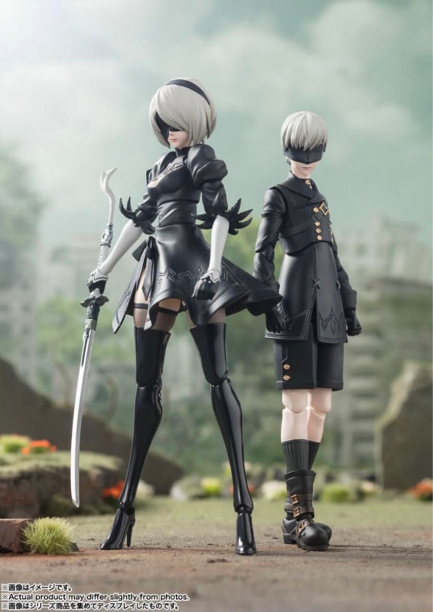 新品S.H.Figuarts 2B 9S 2体セット『NieR：Automata Ver1.1a』[BANDAI SPIRITS]