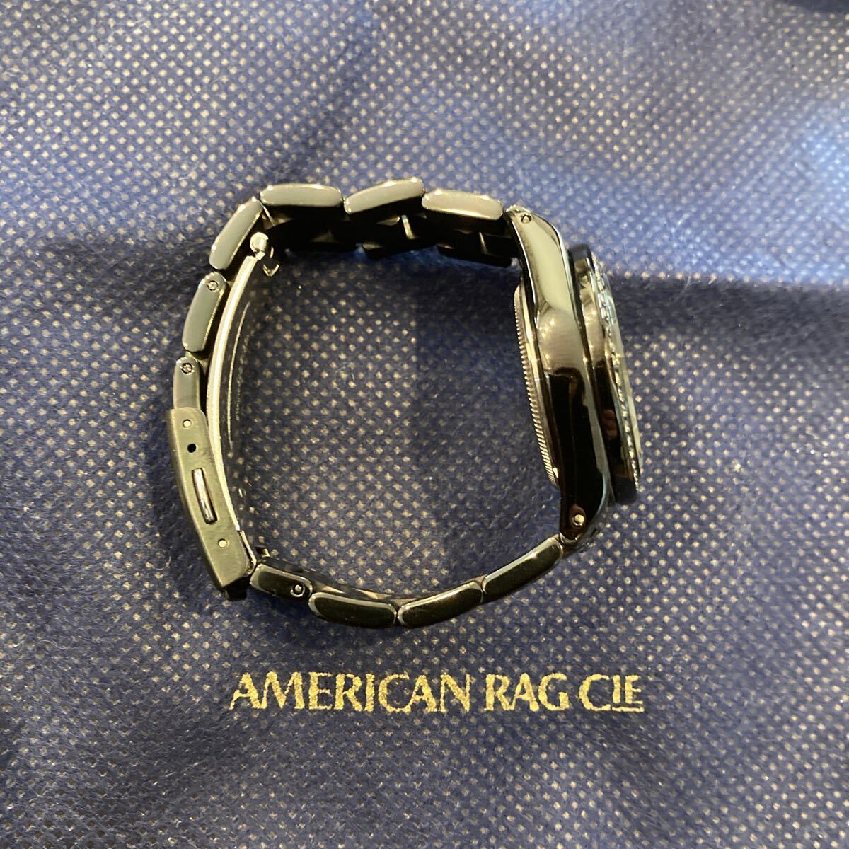 *AMERICAN RAG CIE/ American Rag Cie * наручные часы кварц много ось циферблат прекрасный товар *
