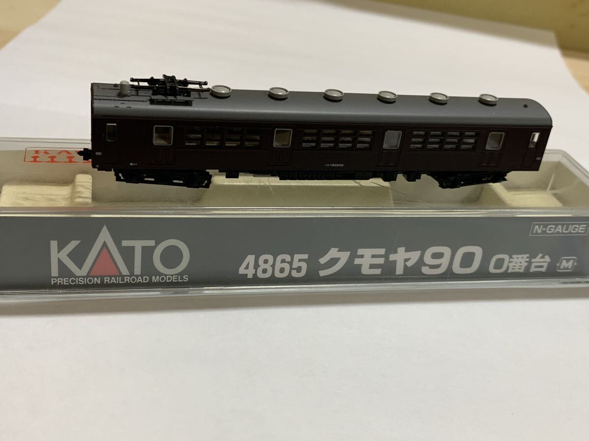 6015 KATO 4865 クモヤ 90 0番号 M車 Nゲージ の画像2