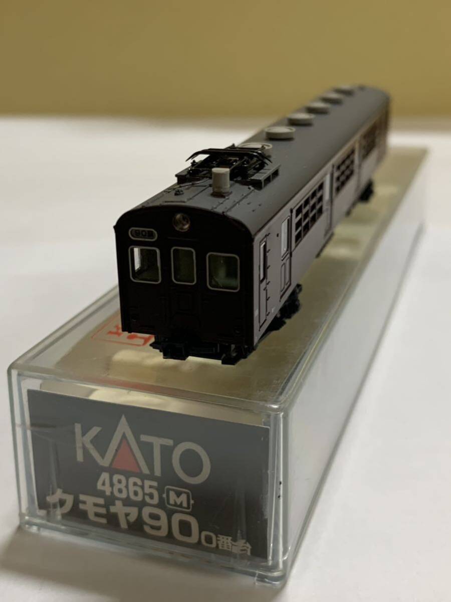 6015 KATO 4865 クモヤ 90 0番号 M車 Nゲージ の画像1