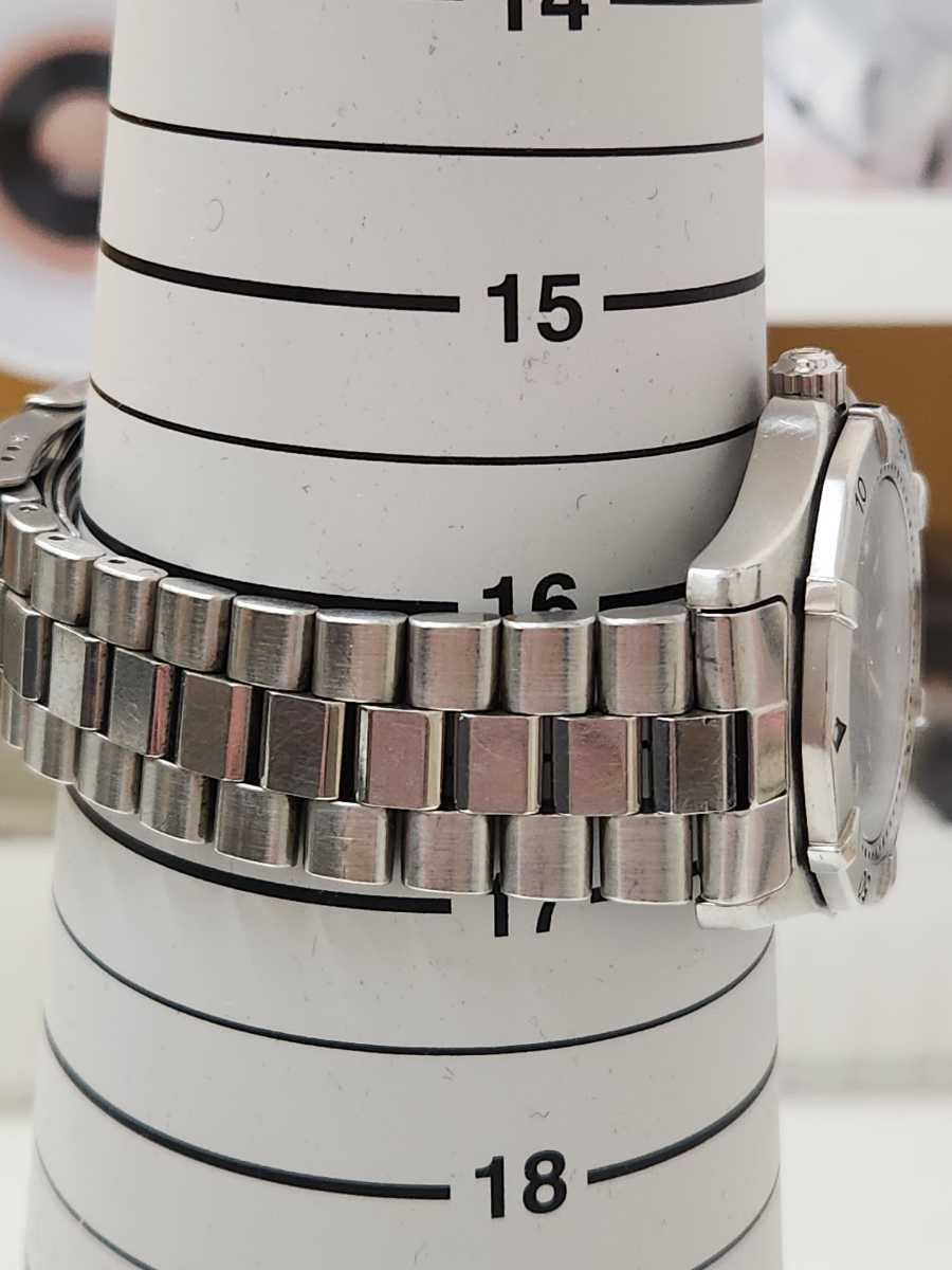 不動 タグホイヤー WK1113 プロフェッショナル200m QZ デイト 青文字盤 メンズ腕時計_画像7