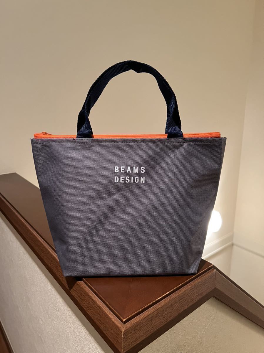 ★新品未使用品★ BEAMS ビームス トートバッグ 保冷ポーチ付き / バッグ ウォレット 財布 弁当鞄 ゴルフ カートバッグ ラウンドバッグ_画像1