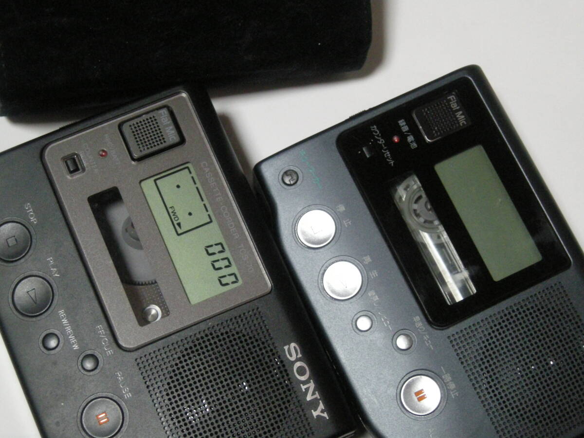 【ジャンク】SONY ソニー テープレコーダー TCS-70 TCM-77 CASSETTE-CORDER テレコ カセットコーダーの画像10