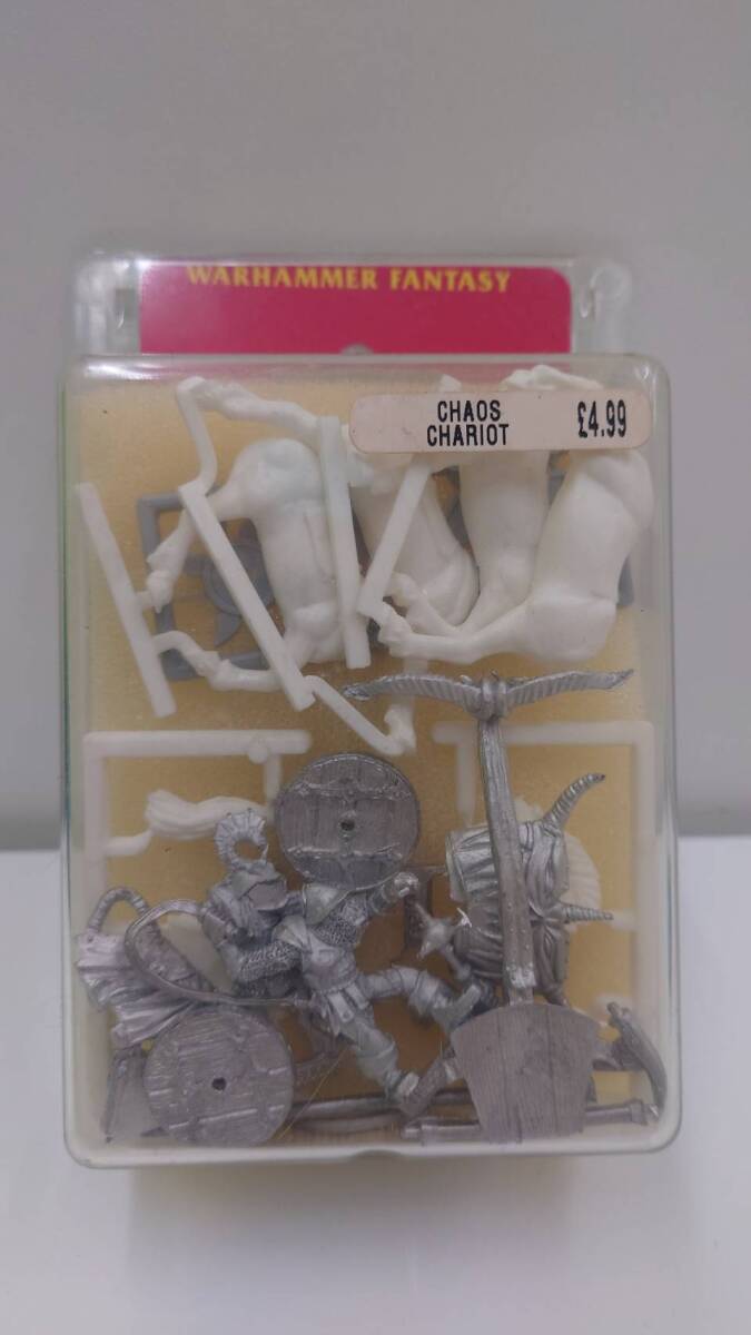 E-2 metal figure WARHAMMER FANTASY CHAOS CHARIOT [ unopened goods ]