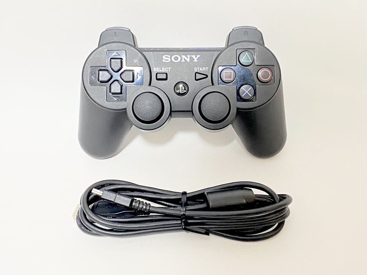 [ прекрасный товар ]SONY PS3 оригинальный беспроводной контроллер DUALSHOCK3 черный CECHZC2J B1