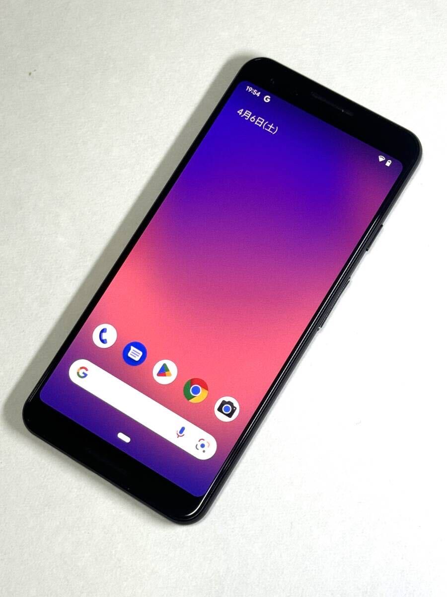 ☆ソフトバンク Google Pixel3 64GB ブラック☆SIMロック解除済 中古の画像1