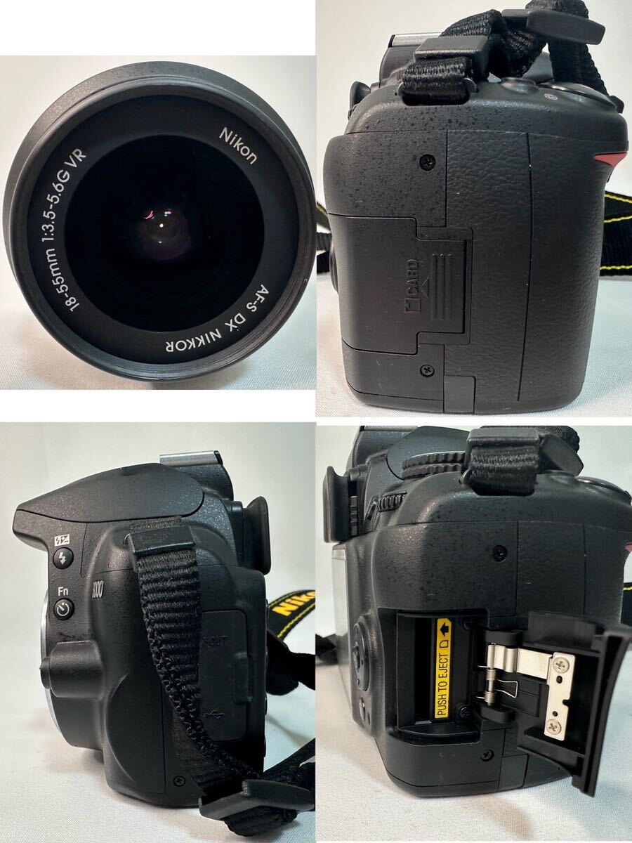 Nikon ニコン D3000 デジタル一眼レフカメラ ボディ 説明書 バッテリー チャージャー付 Nikon AF-S DX NIKKOR 18-55mm F3.5-5.6 G VRの画像8