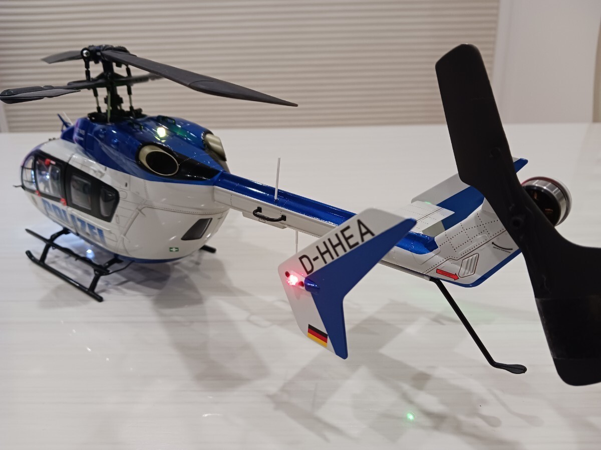 ☆ HIROBO S.R.B-SG スーパースケールシリーズ SRB EC145 POLIZEI 飛行調整済 ☆の画像5