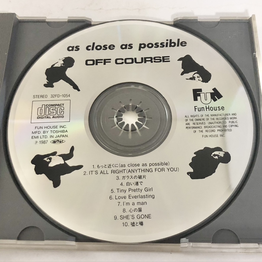 送料180円/1枚 オフコース　美品　as close as possible　 ミュージック CD_画像6