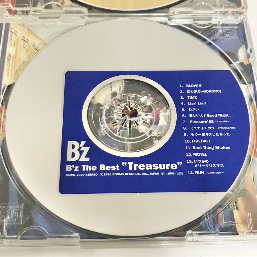 B'z■ベスト アルバム 2枚 セット■B'z The Best “Pleasure”/“Treasure”■稲葉浩志　松本孝弘 ビーズ ベスト セット CD_画像6