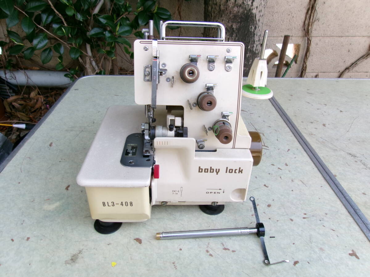  редкий JUKI Juki швейная машинка с оверлоком BL3-408 Babylock раз Junk .