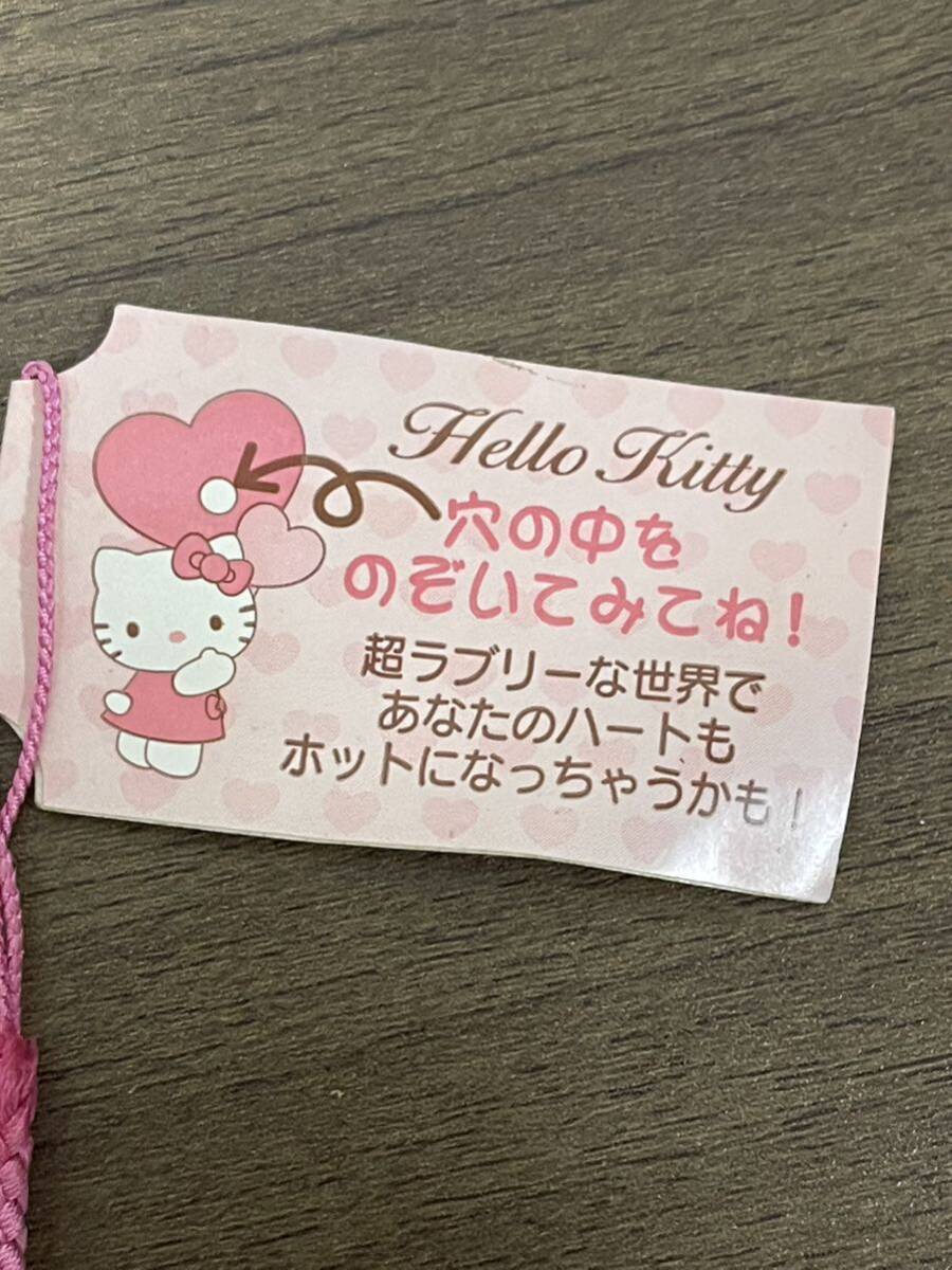 ハローキティ 根付け ストラップ 覗き穴 ハート 風船 HELLO KITTY サンリオ sanrio キーホルダー _画像4