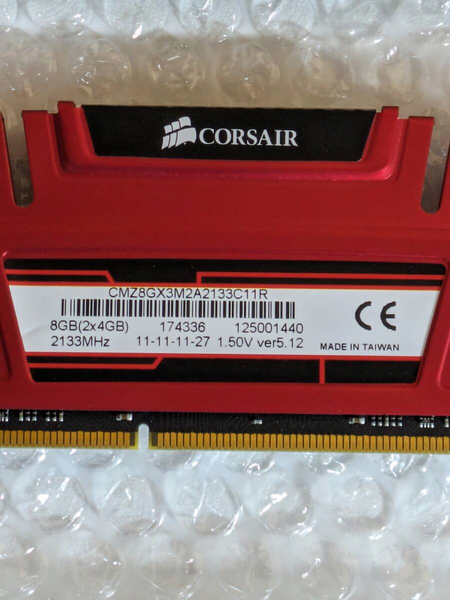 PCパーツ CORSAIR VENGEANCE DDR3-メモリ 8GB×2の画像3