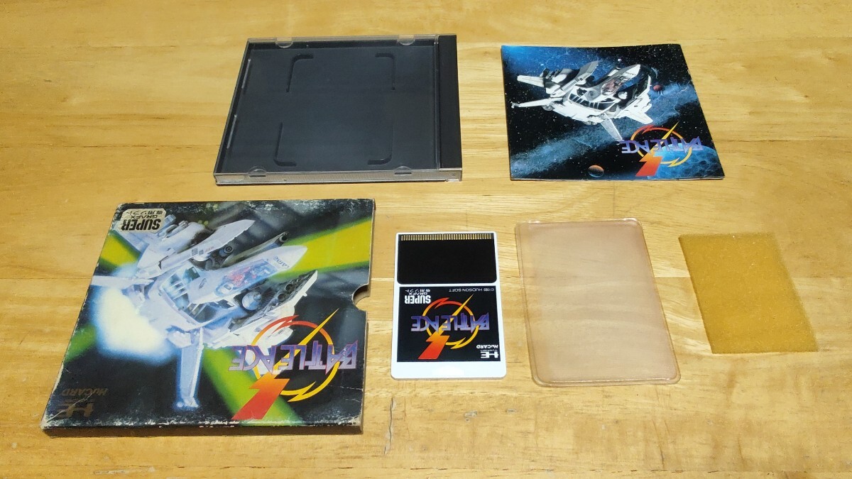 ★PCESG「バトルエース(BATTLE ACE)」紙箱・ケース・取説付き/HUDSON/PC ENGINE SuperGrafx/PCエンジン/STG/シューティング/レトロゲーム★_画像4