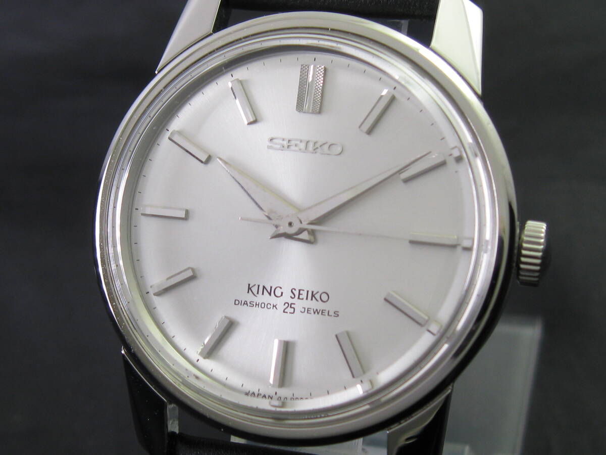 King Seiko/キングセイコー KS セカンドモデル Ref.44-9990 Cal.44A シルバー 手巻 オーバーホール/新品仕上済 1966年製造の画像2