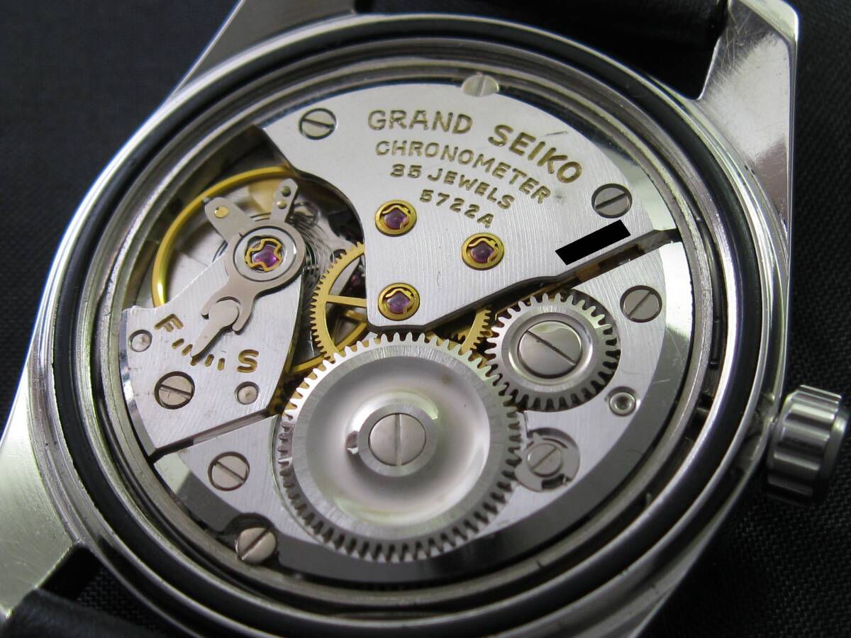 Grand Seiko/グランドセイコー GS セカンドモデル Ref.5722-9990 Cal.5722A AD文字盤 手巻 オーバーホール・新品仕上済 1965年製造の画像8