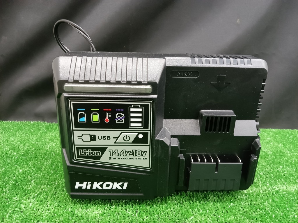 未使用品 HiKOKI ハイコーキ 14.4V 6.0Ah 充電式 インパクトドライバ WH14DDL2(2LYPK)(B) バッテリー2個 充電器付_画像8