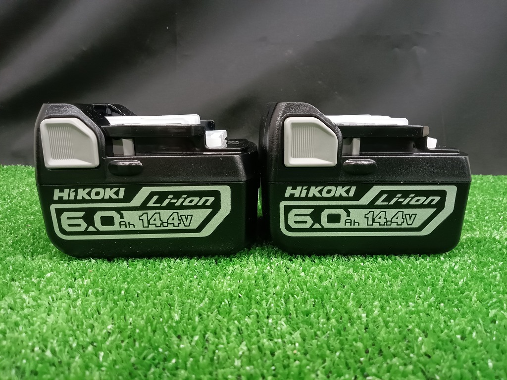 未使用品 HiKOKI ハイコーキ 14.4V 6.0Ah 充電式 インパクトドライバ WH14DDL2(2LYPK)(B) バッテリー2個 充電器付_画像7