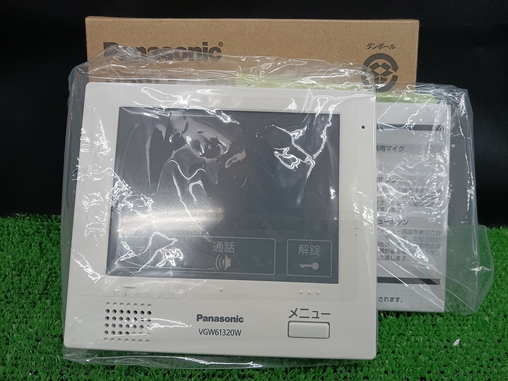 未使用品 Panasonic パナソニック マンションHA Dシリーズ用 セキュリティ インターホン 1M型親機 VGW61320W 録画機能付 【9】の画像1