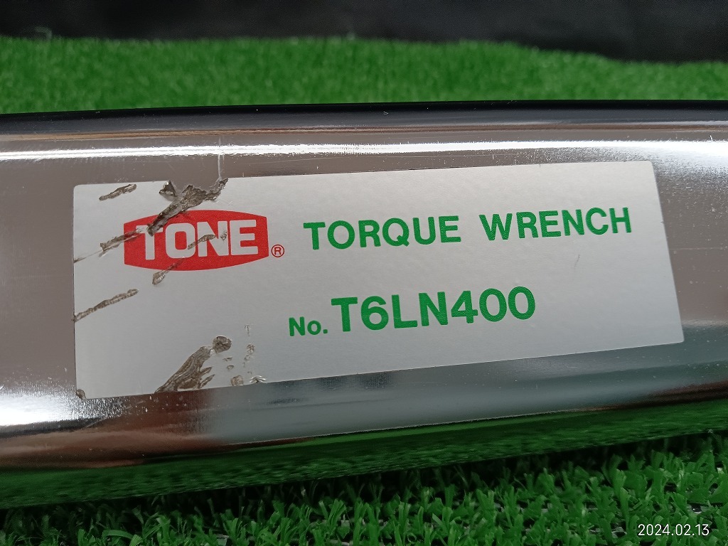 中古品 TONE トネ 19mm角 プレセット形 トルクレンチ T6LN400の画像6