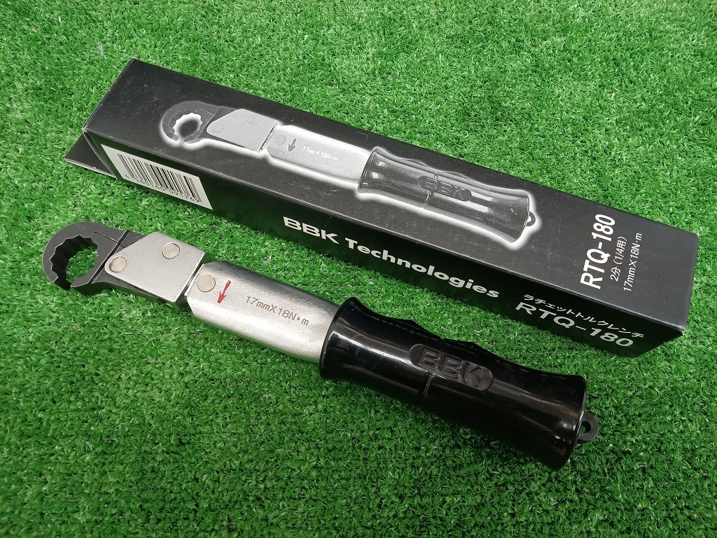  secondhand goods BBK ratchet torque wrench 1/4 17mm RTQ-180 + 3/8 22mm RTQ-380