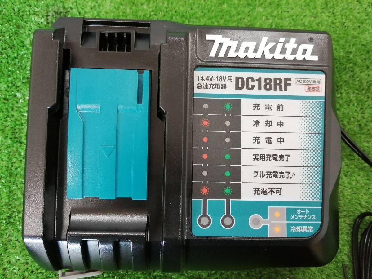 未使用品 makita マキタ 18V 6.0Ah 充電式 レシプロソー JR187DRGX バッテリー2個 充電器付_画像8