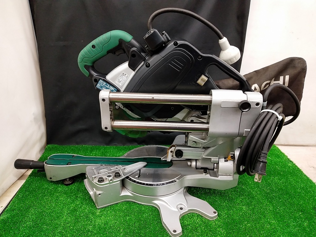 【訳あり品】中古品 日立工機 Hitachi Koki 190mm 卓上スライド 丸のこ レーザーマーカ搭載 C7RSH_画像2