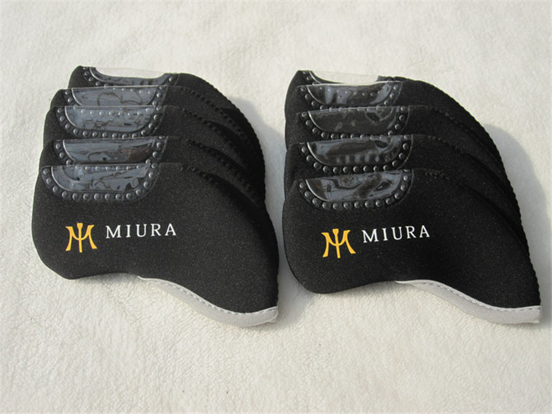 アイアンカバー 窓付 着脱らくらく 10個セット MIURA 黒の画像1