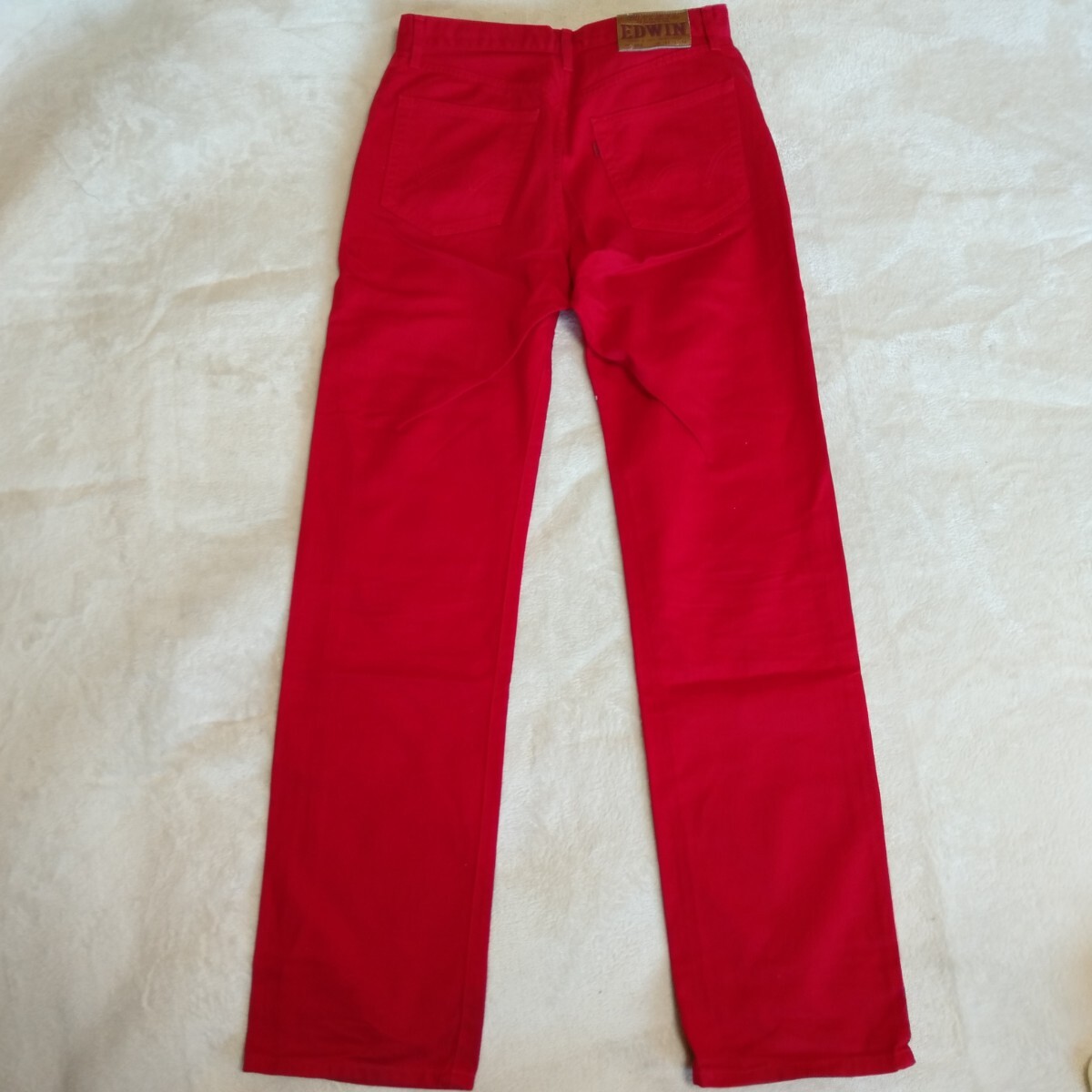 ka121 EDWIN Edwin хлопок 100% размер W31L34 No.503 красный красный брюки цвет джинсы европейская одежда 
